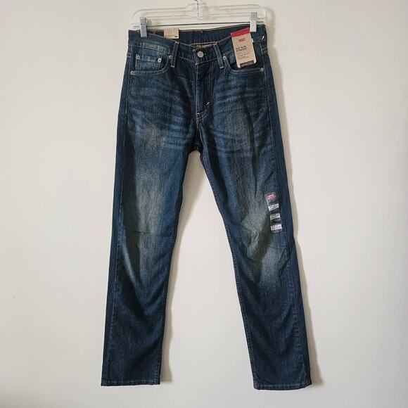 Levi's 513 Slim Straight Medium Wash Jeans Size 29x32 - Picture 1 of 5